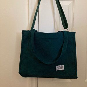 Valleycomfy Corduroy Tote Bag